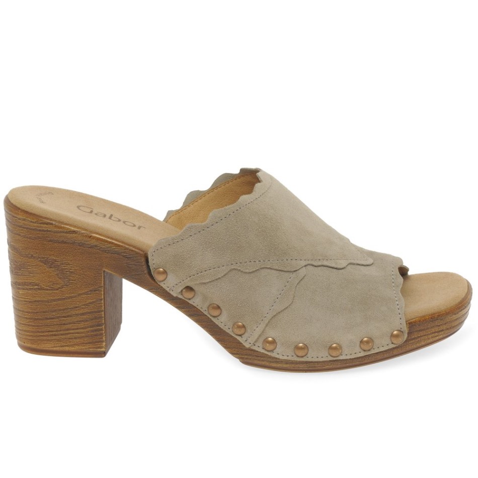 Gabour | Sandales Exclusives Pour Femmes En Daim De Soie Carmen